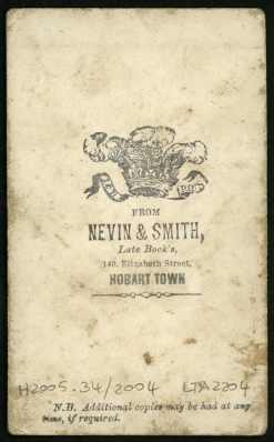Nevin & Smith children verso 1868