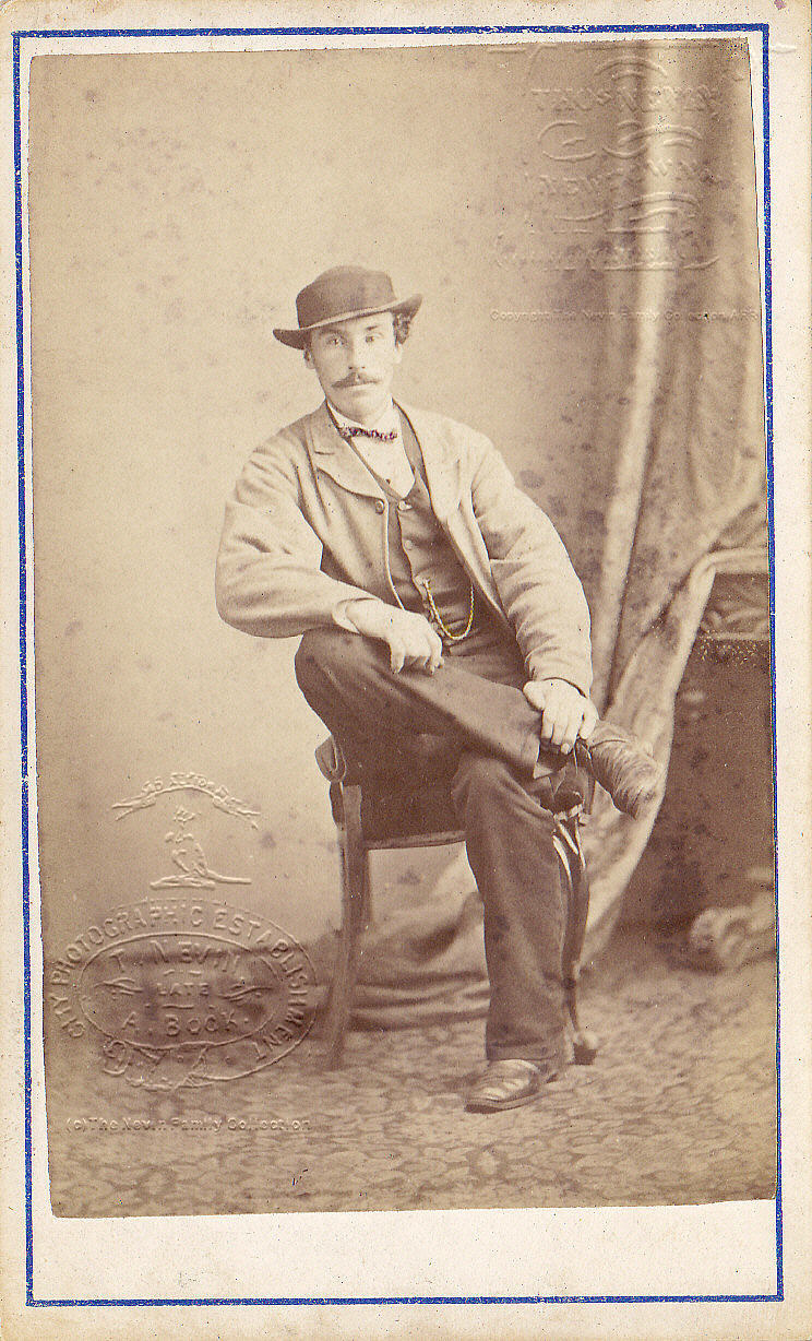 Constable John ( W. J. ) Nevin, photo by older brother Thomas J. Nevin ca. 1880