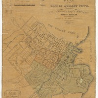 Plan of the city of Hobart Town compiled partly from Franklands map 1854